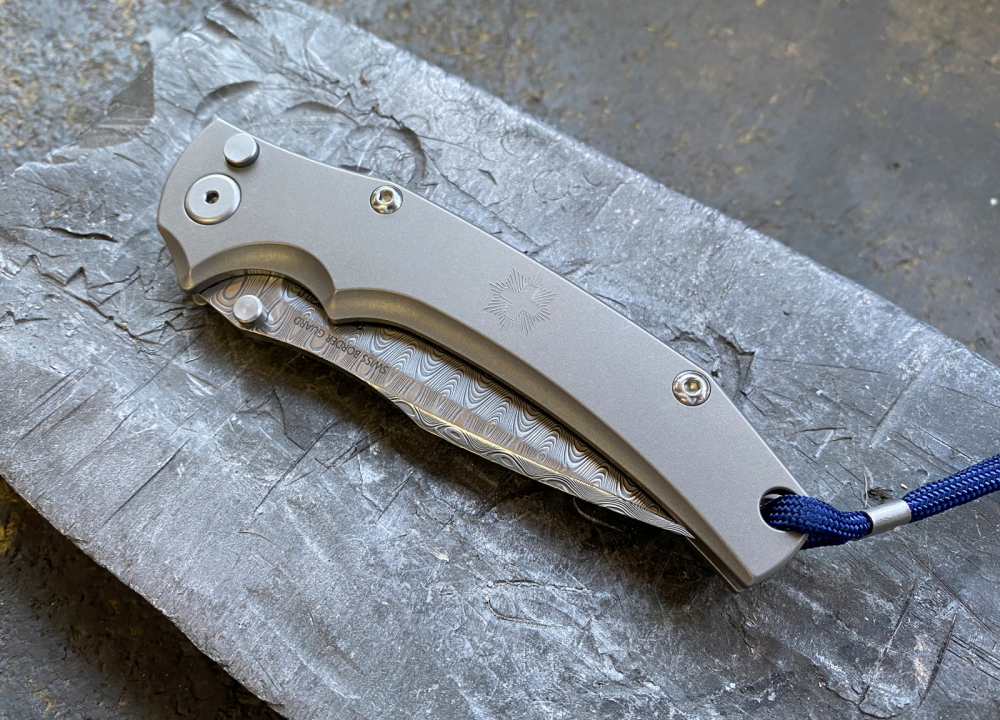 Klötzli Swiss Border Guard Knife SBG 1, Damast