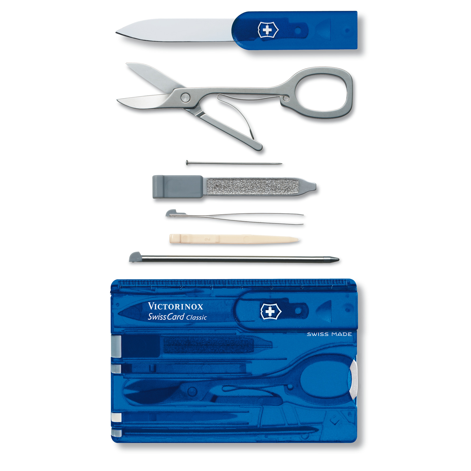 Victorinox Swiss Card Classic blau transparent