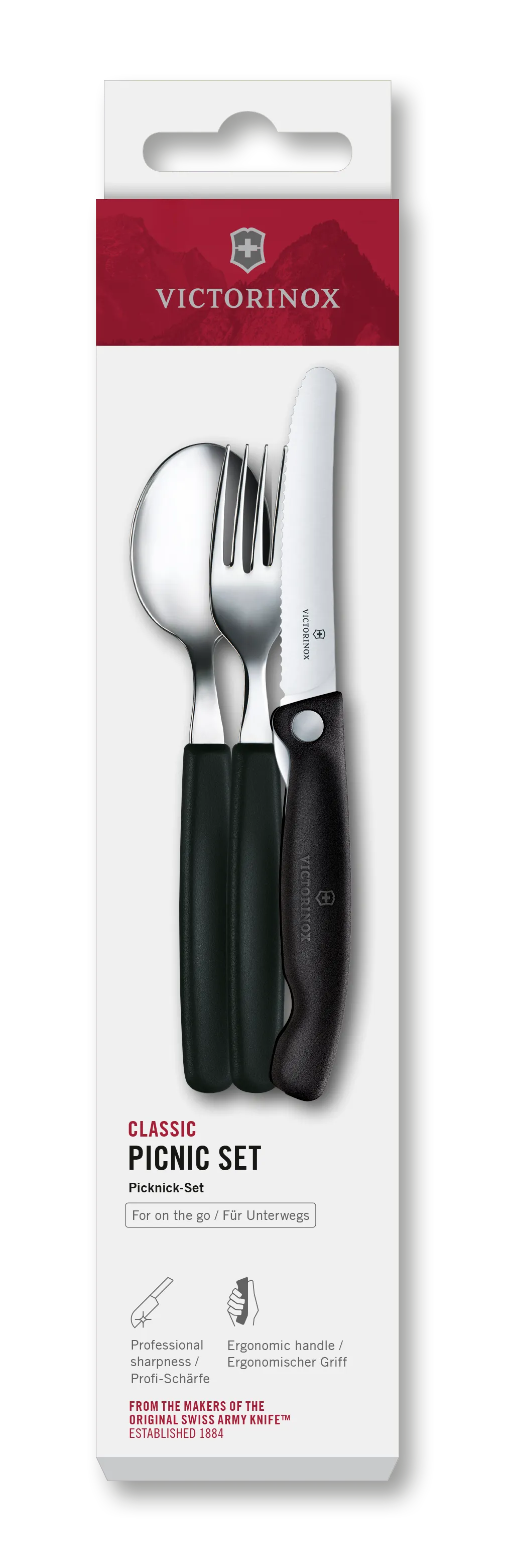 Victorinox Swiss Classic Picknick-Set, schwarz