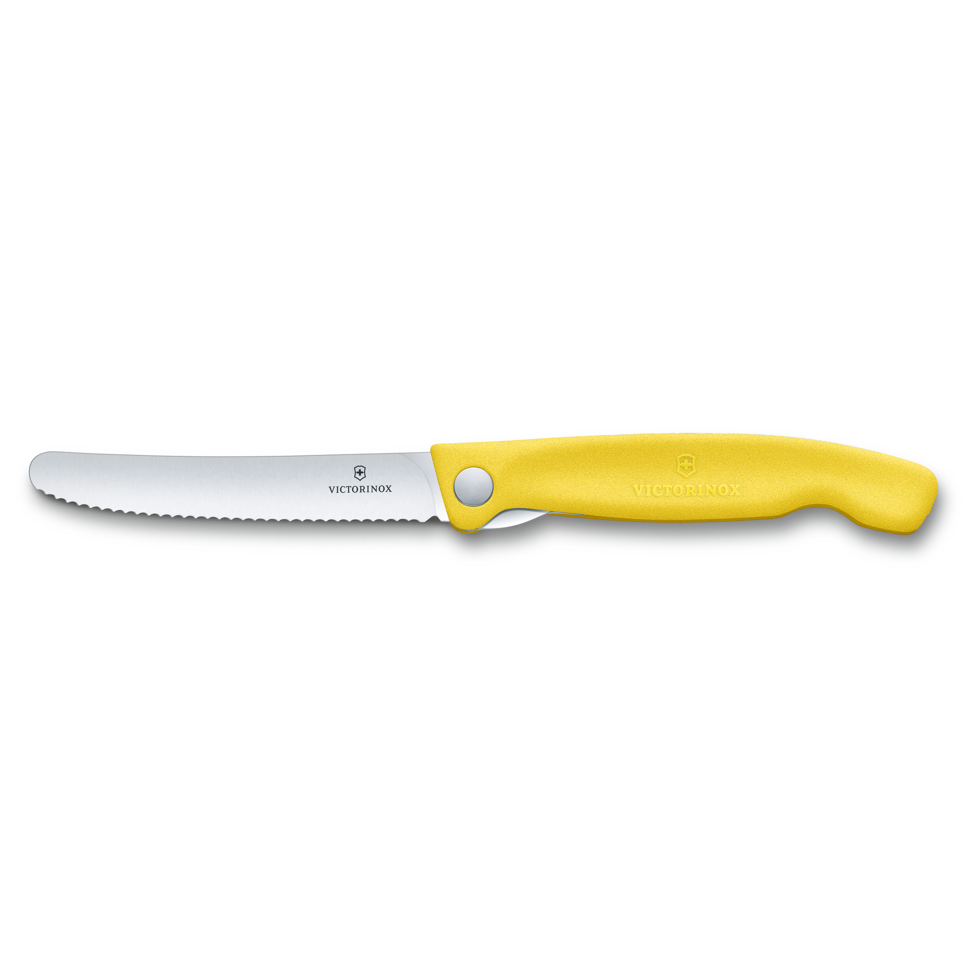 Victorinox Swiss Classic Picknickmesser Wellenschliff, gelb Victorinox Swiss Classic Picknickmesser Wellenschliff, gelb