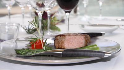 sknife Steakgabel Set Walnuss