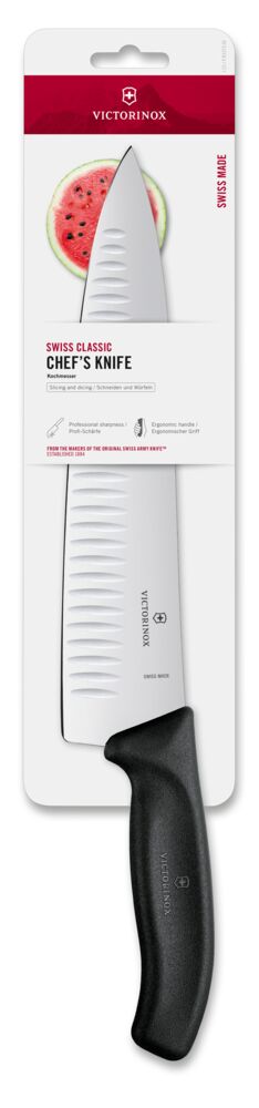 Victorinox Swiss Classic Kochmesser, Kullenschliff, 25cm