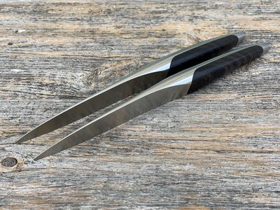 sknife Tafelmesser 2er Set Esche schwarz sknife Tafelmesser 2er Set Esche schwarz