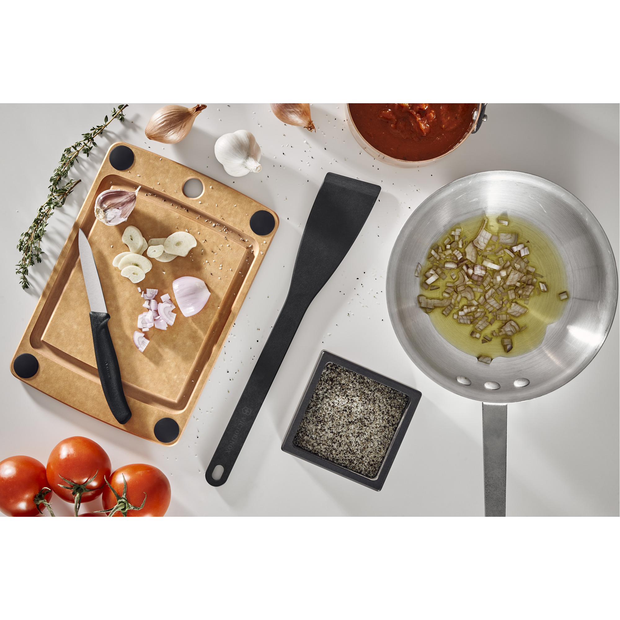 Victorinox All-in-One Schneidebrett L, braun