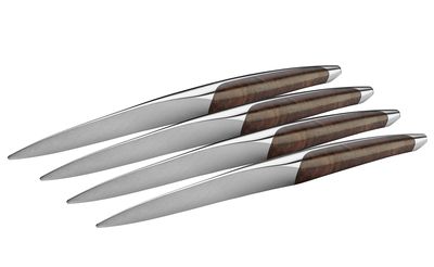 sknife Tafelmesser 4er Set Walnuss