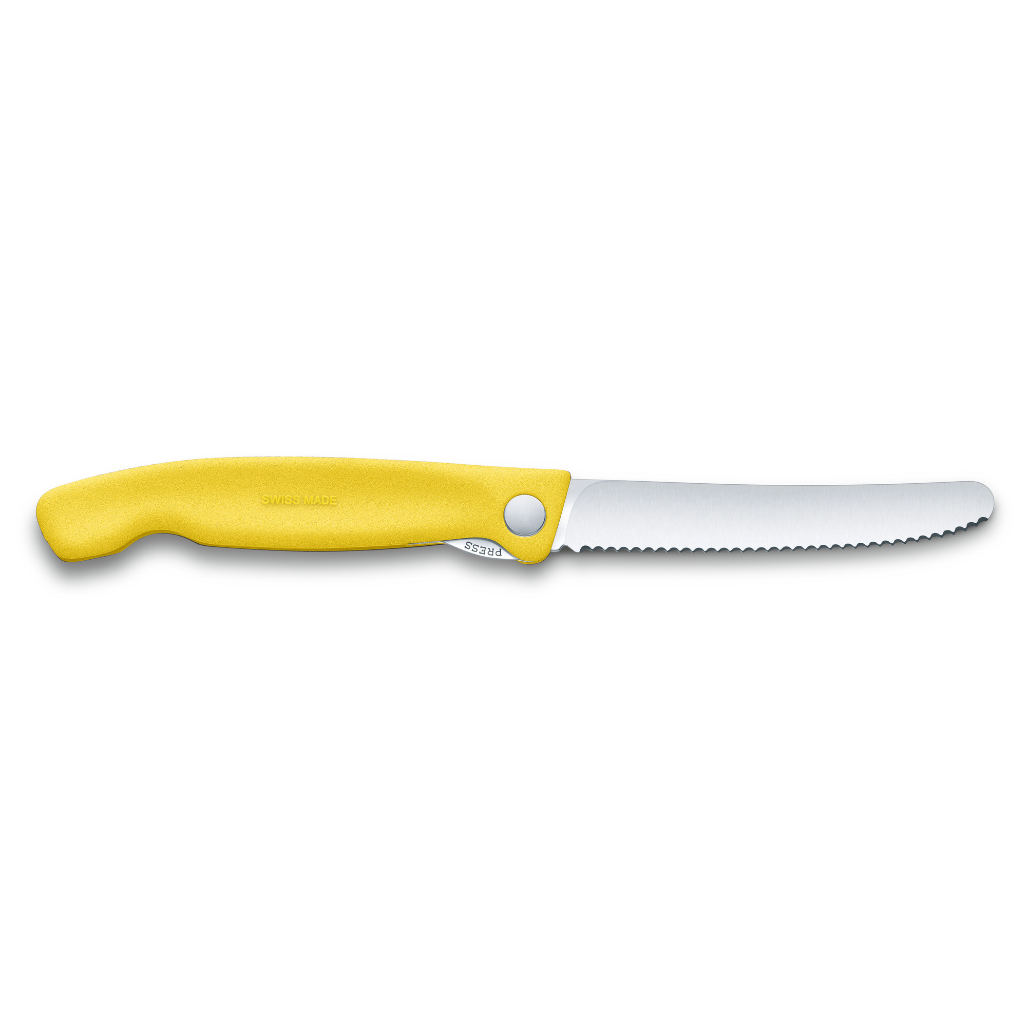 Victorinox Swiss Classic Picknickmesser Wellenschliff, gelb Victorinox Swiss Classic Picknickmesser Wellenschliff, gelb