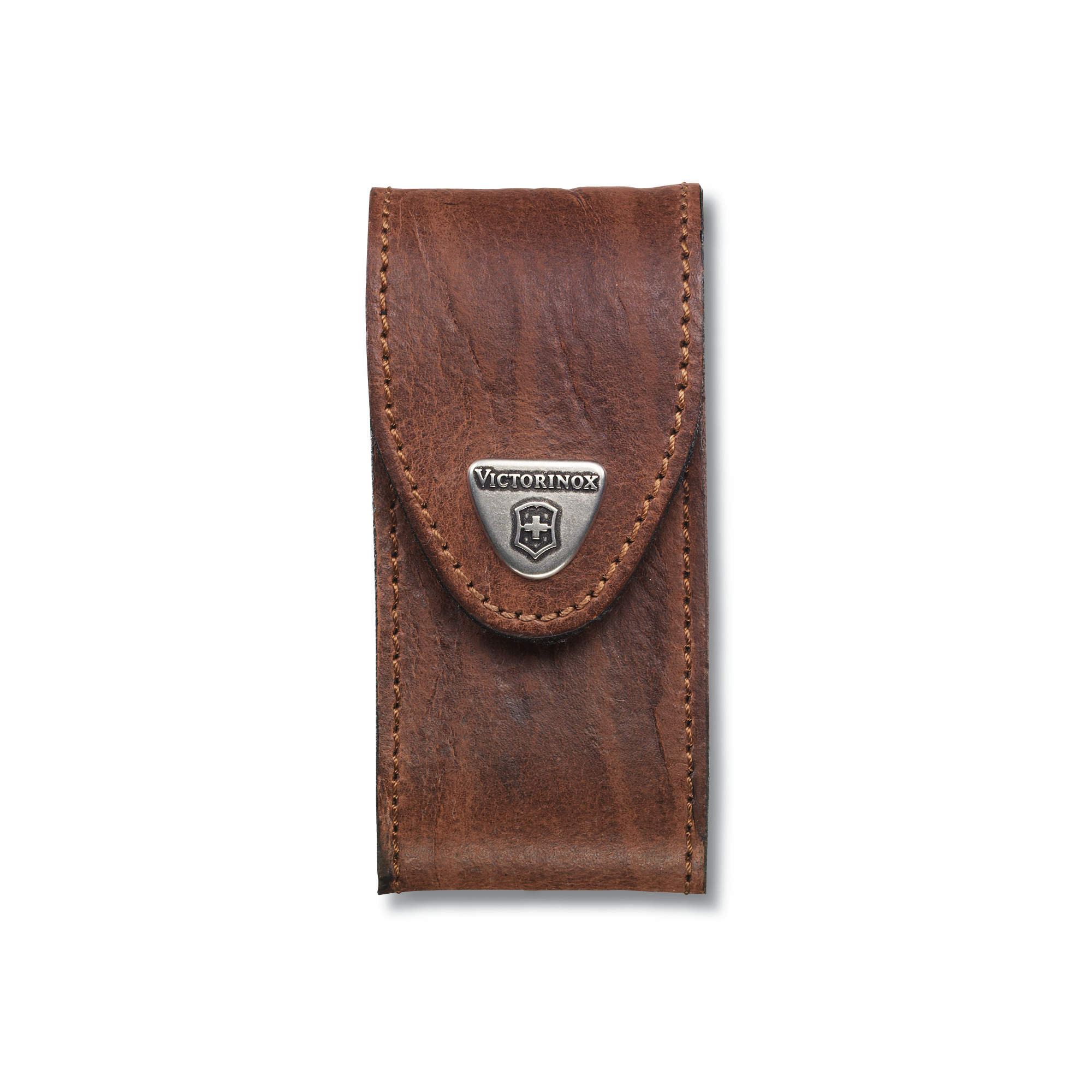 Victorinox Leder-Gürteletui mit Klettverschluss braun