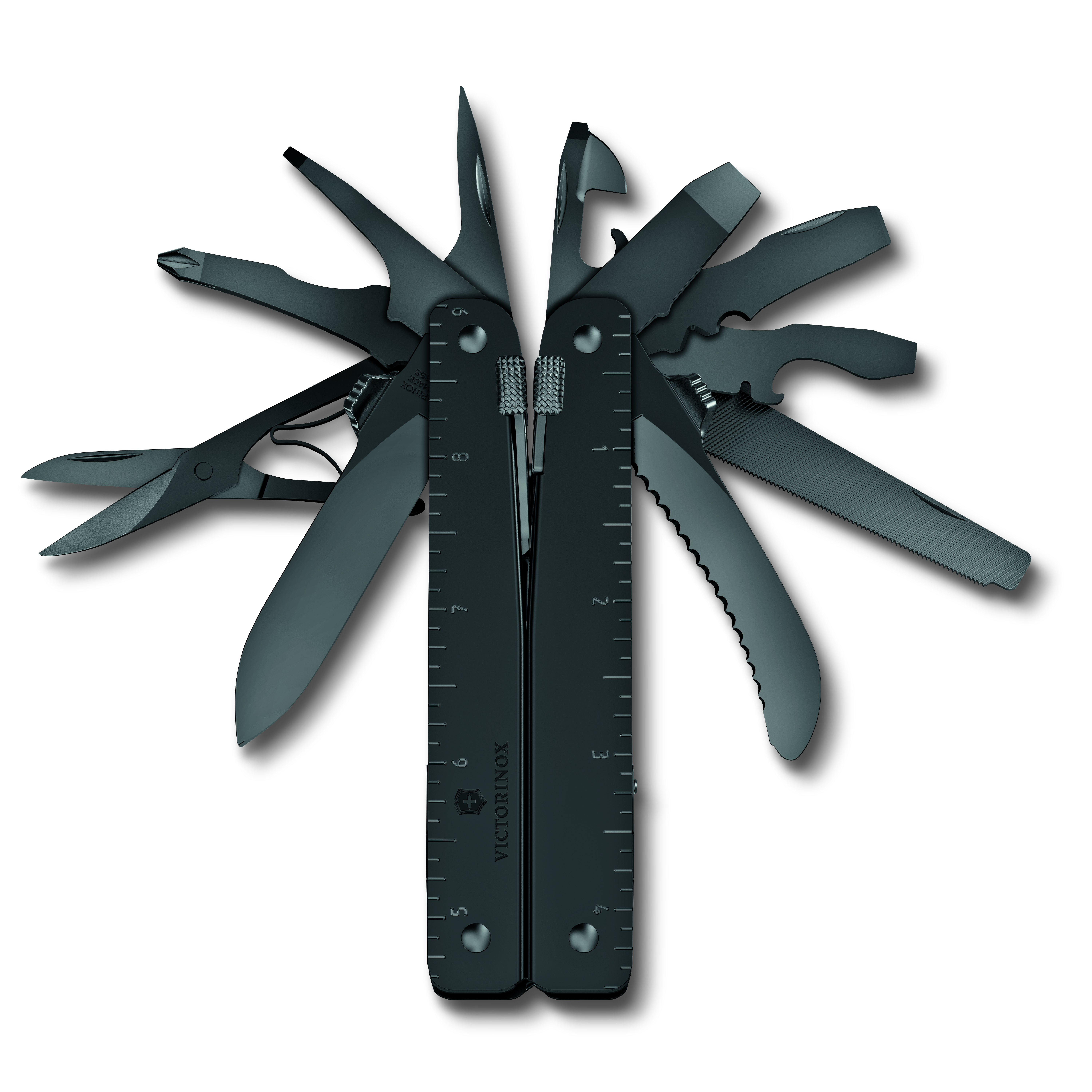 Victorinox Swiss Tool MXBS, black in Nylon-Gürteletui