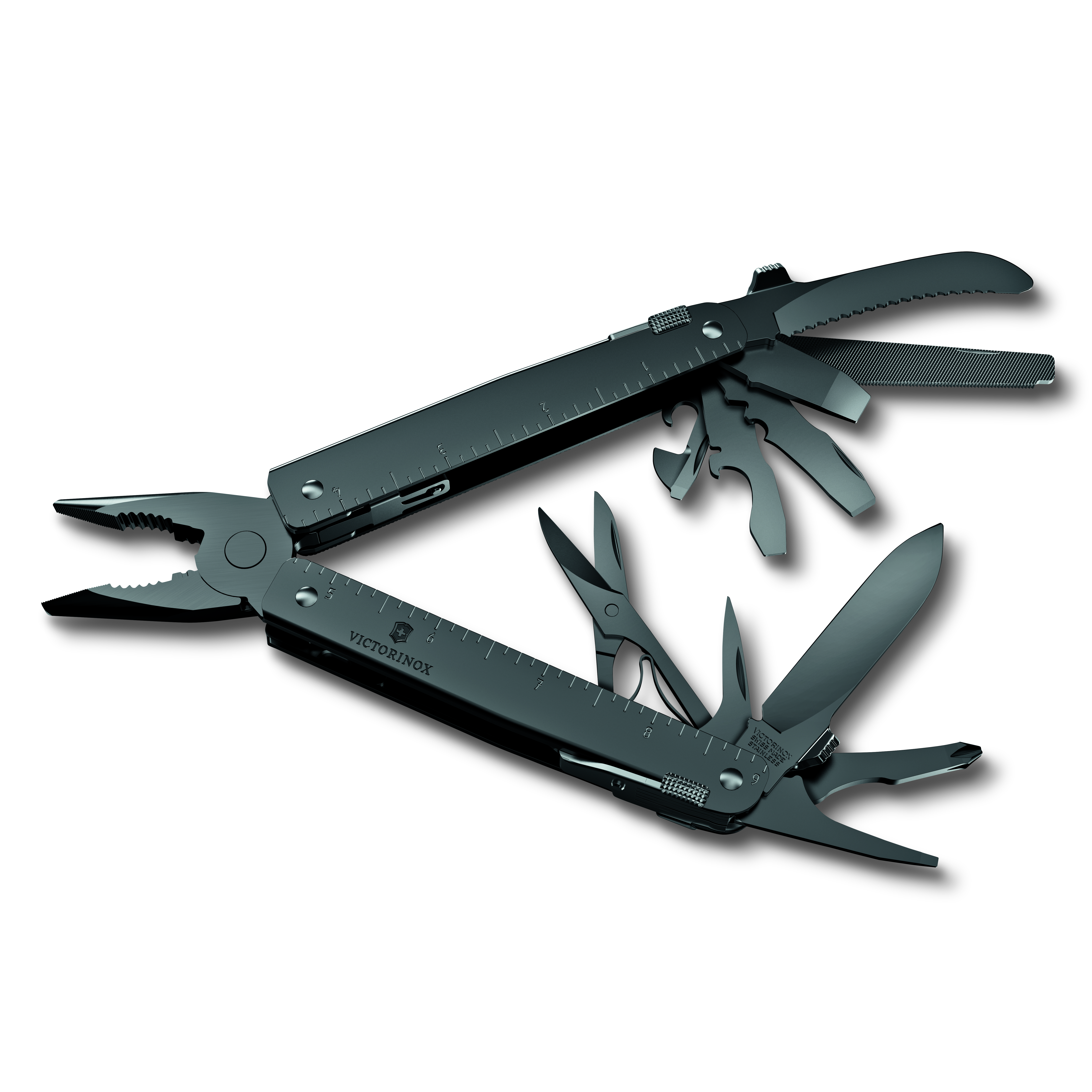 Victorinox Swiss Tool MXBS, black in Nylon-Gürteletui