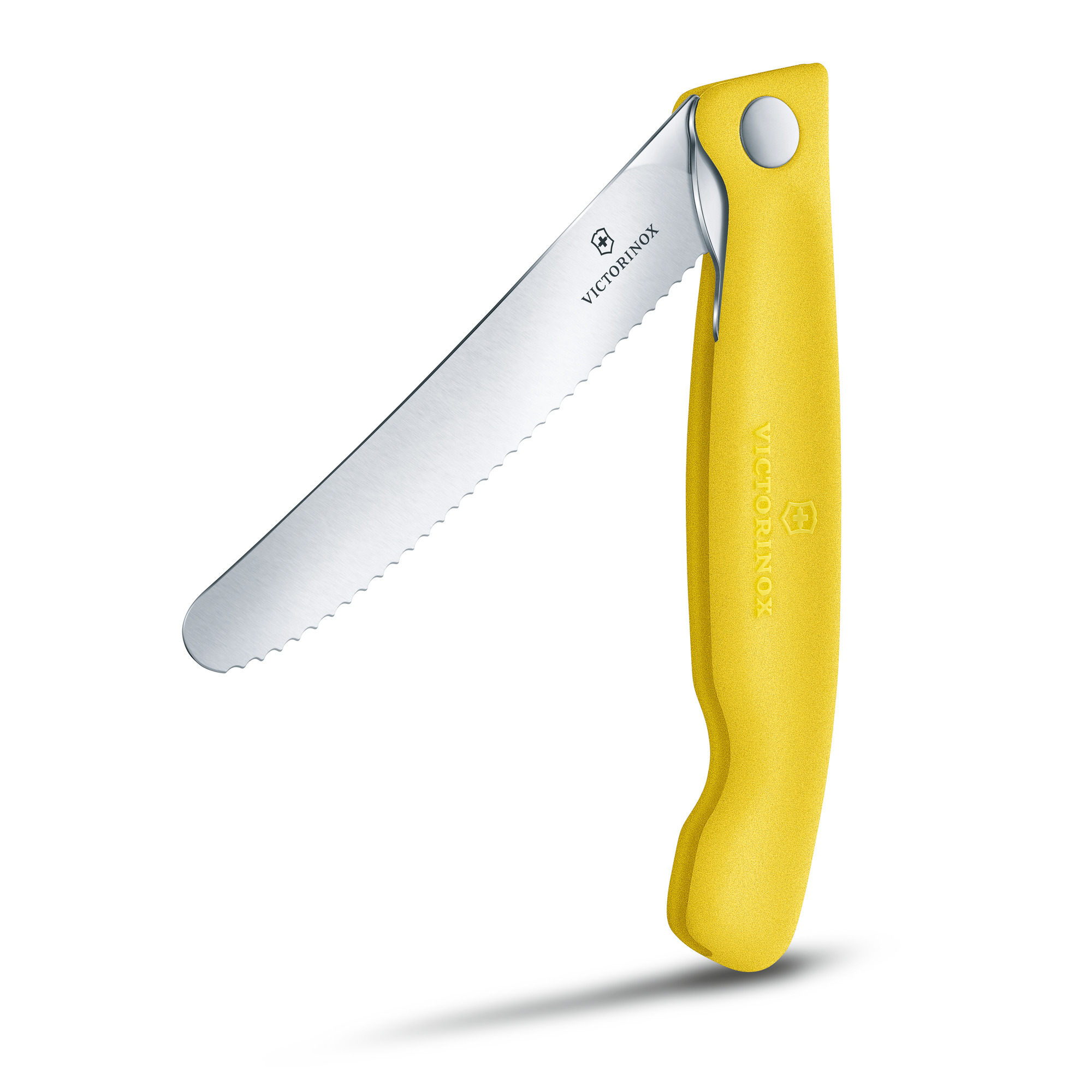 Victorinox Swiss Classic Picknickmesser Wellenschliff, gelb Victorinox Swiss Classic Picknickmesser Wellenschliff, gelb