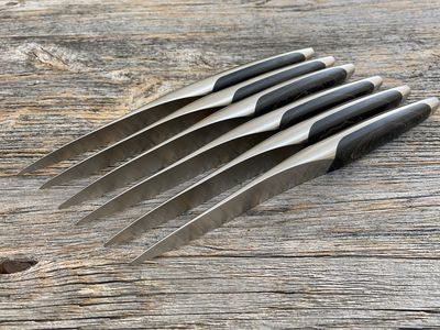 sknife Tafelmesser 6er Set Esche schwarz sknife Tafelmesser 6er Set Esche schwarz