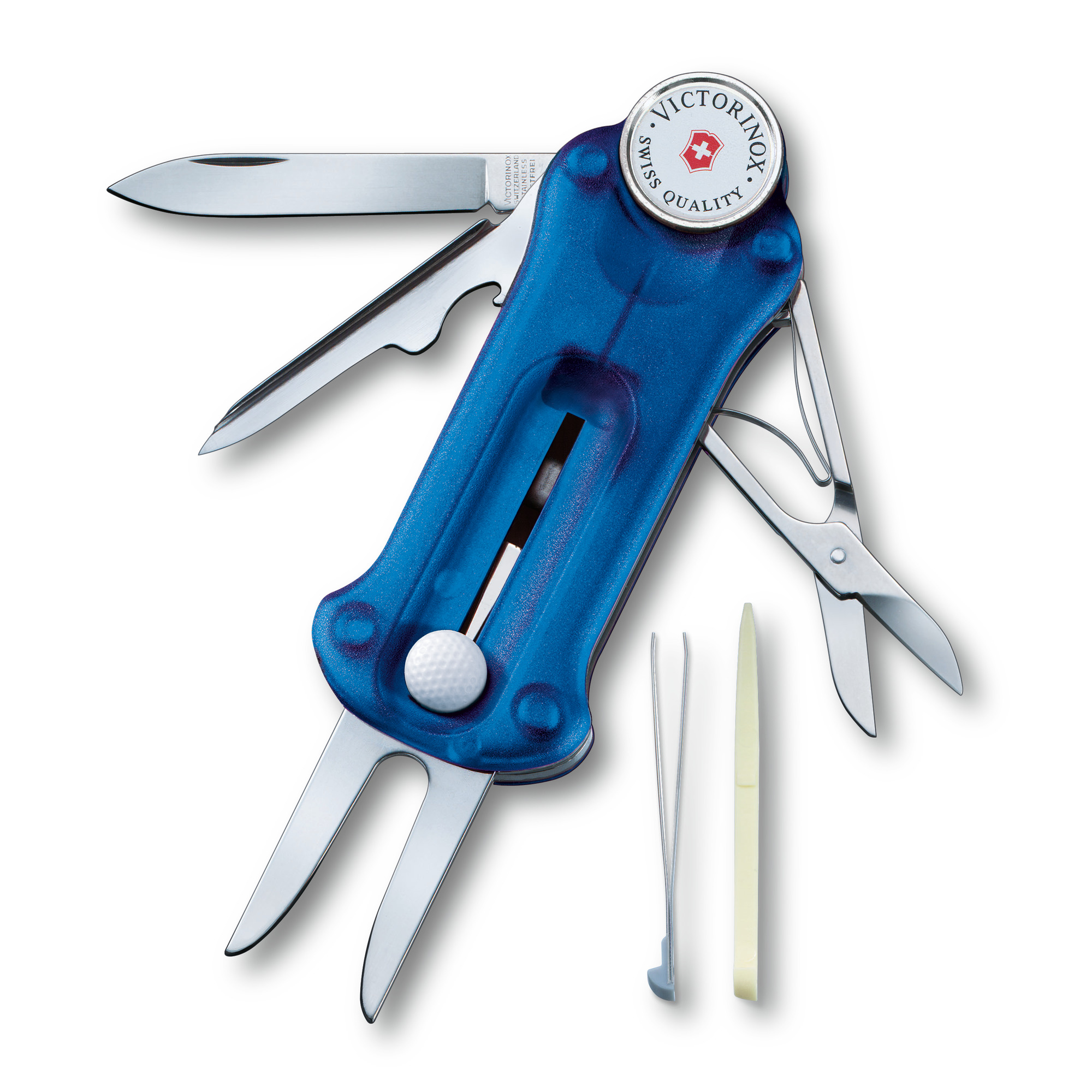 Victorinox Golf Tool blau transparent