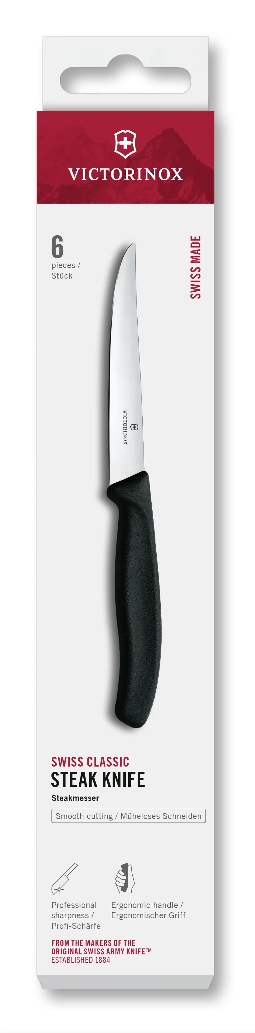 Victorinox Swiss Classic Steakmesser-Set, 6-teilig