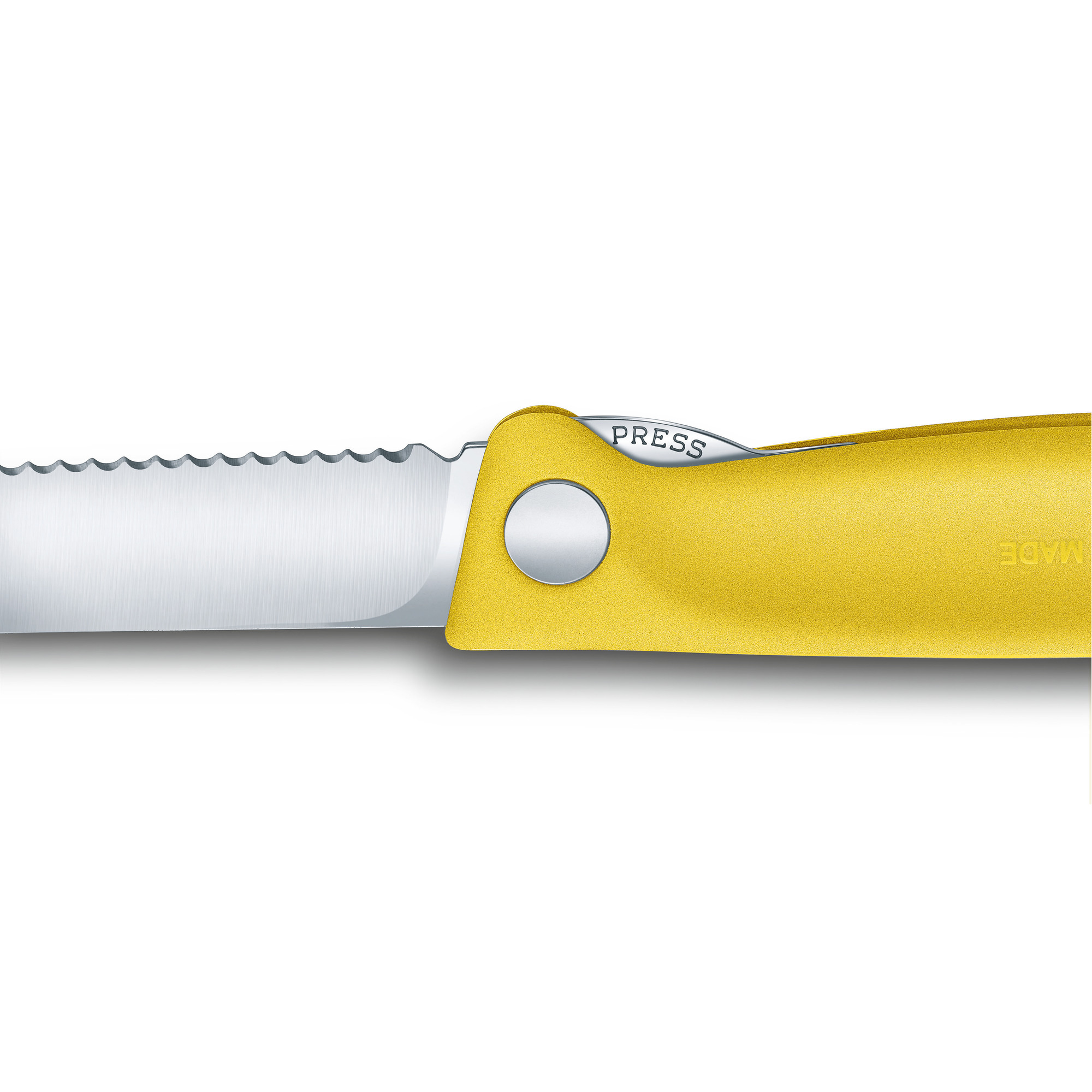 Victorinox Swiss Classic Picknickmesser Wellenschliff, gelb Victorinox Swiss Classic Picknickmesser Wellenschliff, gelb