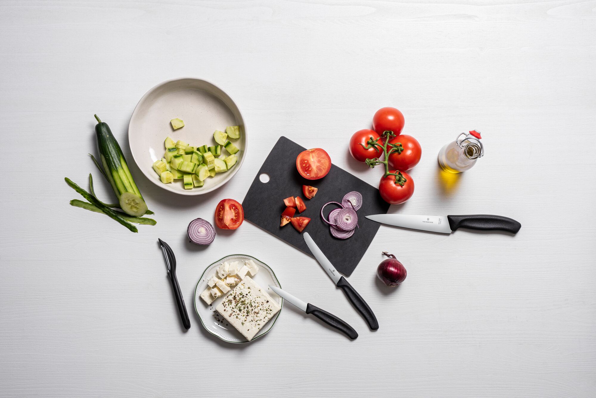 Victorinox Swiss Classic Steak- und Pizzamesser-Set türkis, 6-teilig
