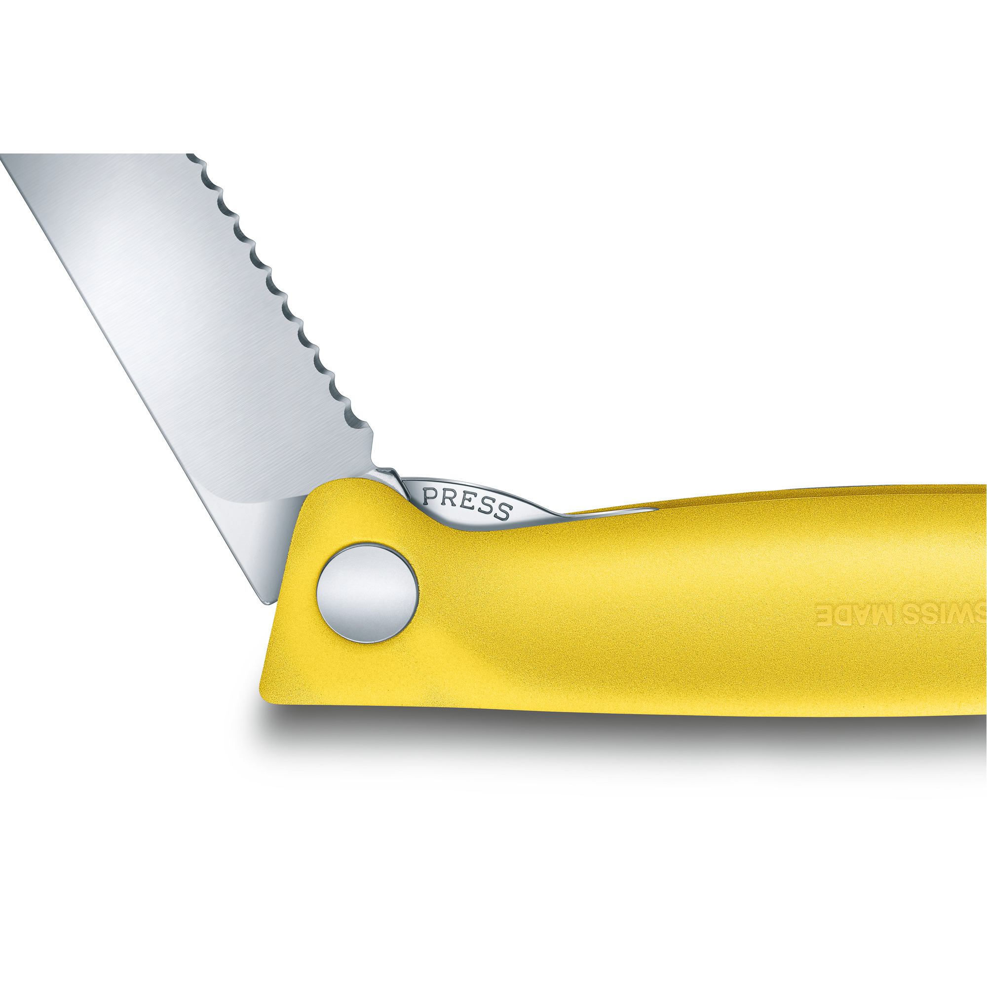 Victorinox Swiss Classic Picknickmesser Wellenschliff, gelb Victorinox Swiss Classic Picknickmesser Wellenschliff, gelb
