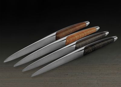 sknife Tafelmesser 2er Set Esche schwarz sknife Tafelmesser 2er Set Esche schwarz