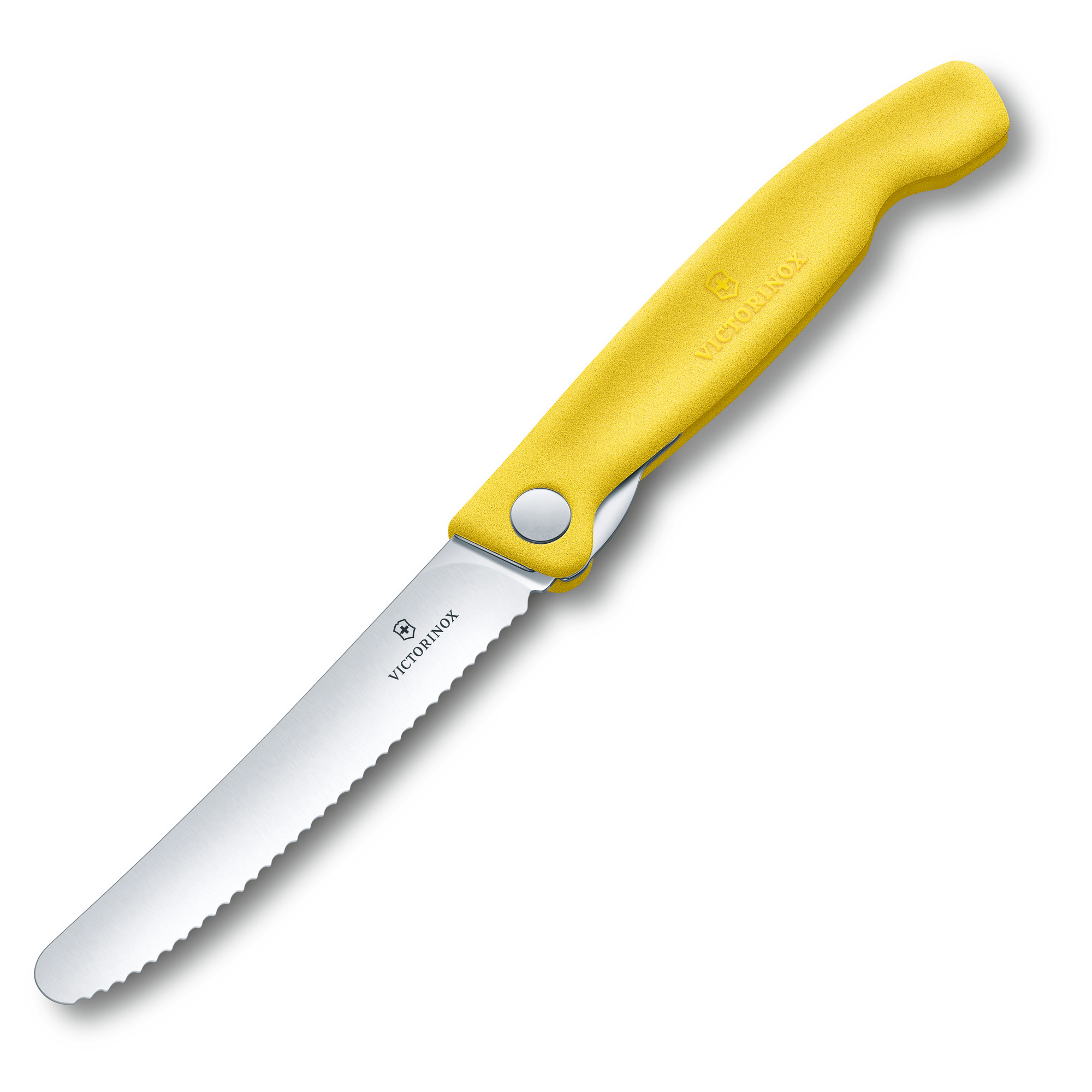 Victorinox Swiss Classic Picknickmesser Wellenschliff, gelb Victorinox Swiss Classic Picknickmesser Wellenschliff, gelb