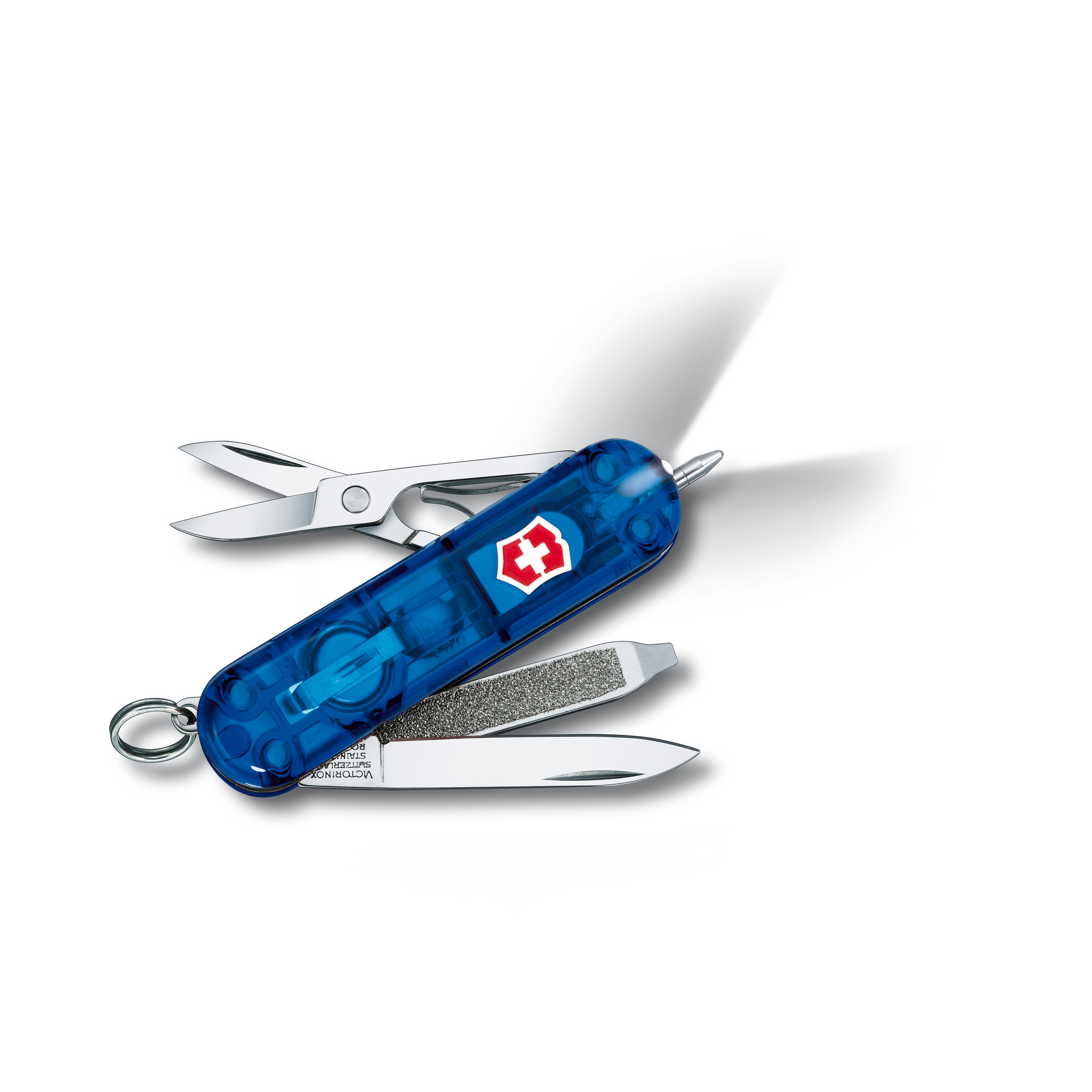 Victorinox Signature Lite  blau transparent